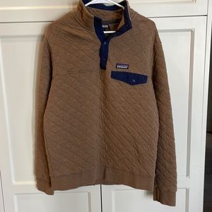 And Patagonia quilted pullover